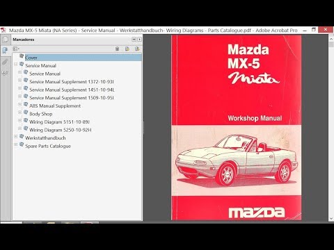 download MAZDA MX5 WERKSTATT HandBUCH workshop manual