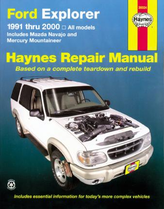 download MAZDA NAVAJOModels workshop manual