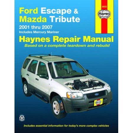 download MAZDA TRIBUTE workshop manual