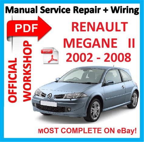 download MEGANE II 2 X84 workshop manual