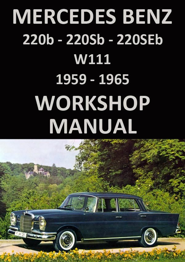 download MERCEDES BENZ 190 WOKRSHOP workshop manual