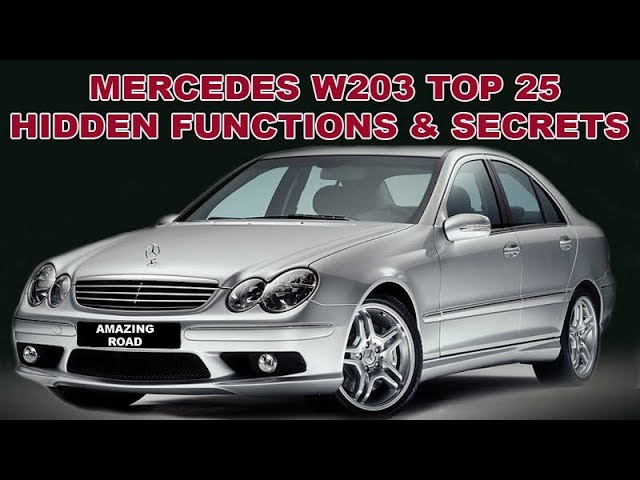 download MERCEDES BENZ 203CL COUPE able workshop manual