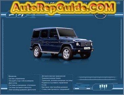 download MERCEDES BENZ 463 G Class workshop manual