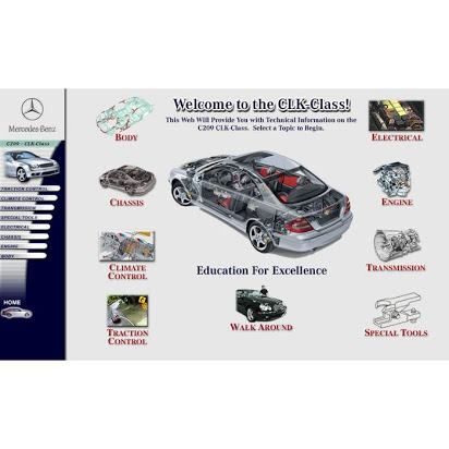 download MERCEDES BENZ CLK350 CLK500 workshop manual