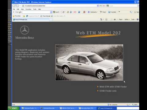 download MERCEDES C Class W202 workshop manual