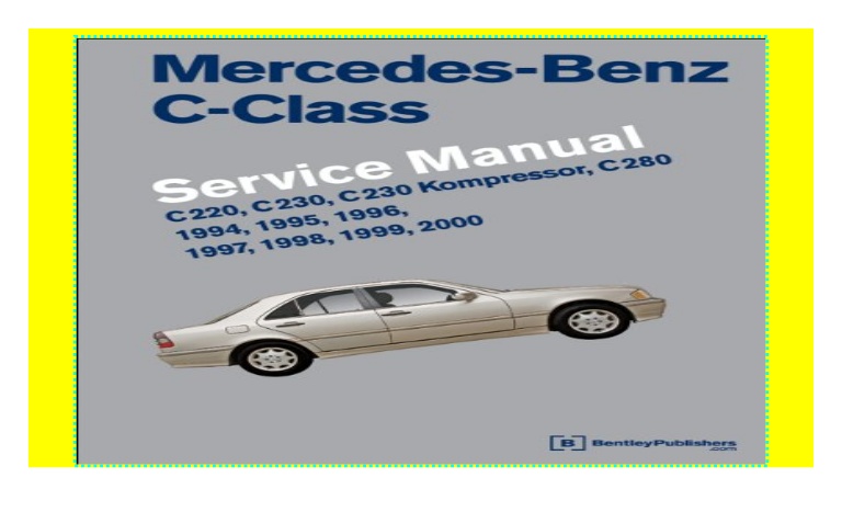 download MERCEDES C Class W202 workshop manual