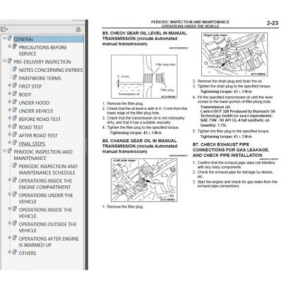 download MITSUBISHI COLT Lancer Manuals workshop manual