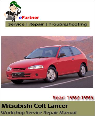 download MITSUBISHI COLT workshop manual