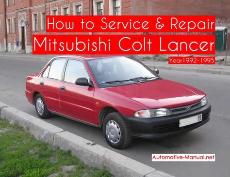 download MITSUBISHI COLT workshop manual