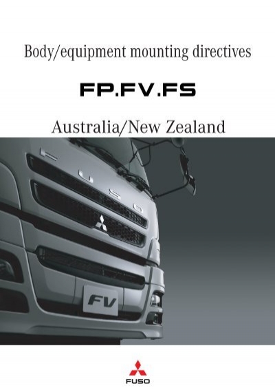 download MITSUBISHI FUSO FP R FS FV Truck able workshop manual