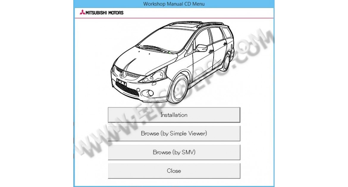 download MITSUBISHI GRandIS workshop manual