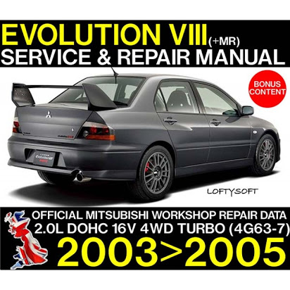 download MITSUBISHI Lancer Evolution EVO 8 workshop manual