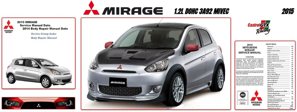 download MITSUBISHI MIRAGE workshop manual