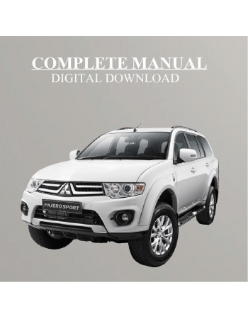 download MITSUBISHI MONTERO MONTERO Sport workshop manual