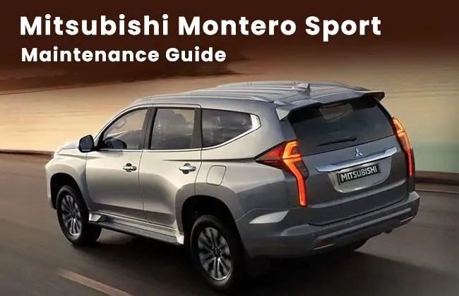 download MITSUBISHI MONTERO Sport workshop manual