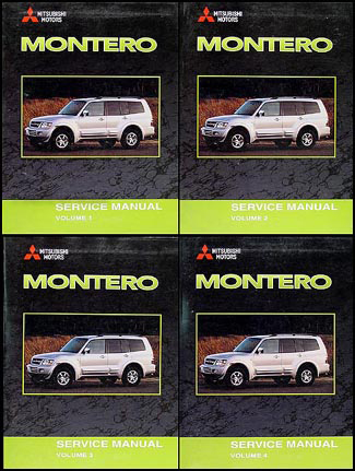 download MITSUBISHI MONTERO Sports able workshop manual