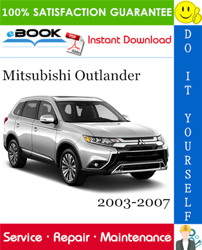 download MITSUBISHI Outlander Detailed workshop manual