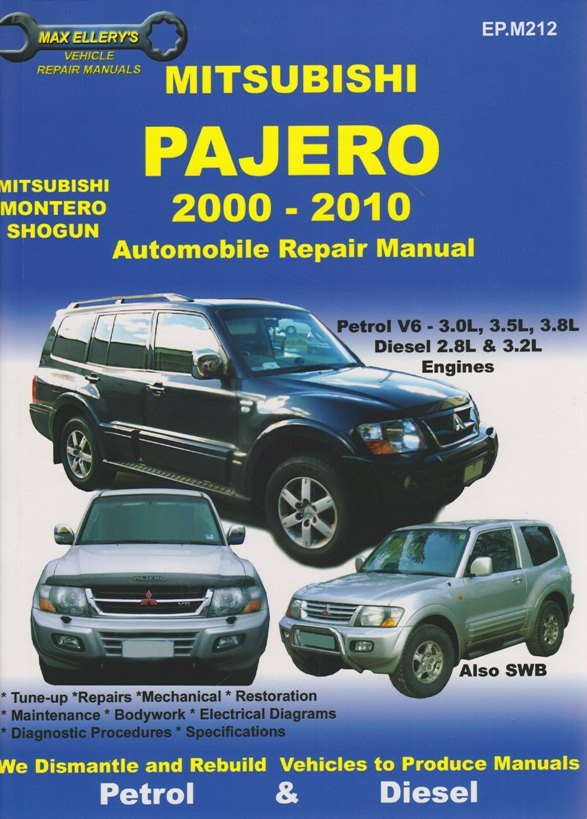 download MITSUBISHI PAJERO Manuals workshop manual