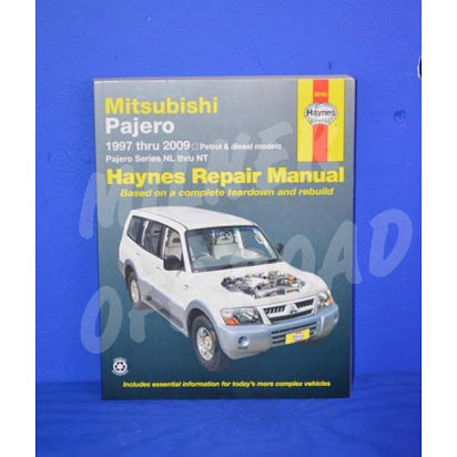 download MITSUBISHI PAJERO Manuals workshop manual