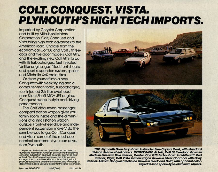 download MITSUBISHI STARION CONQUEST TURBO able workshop manual