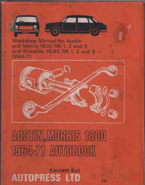 download MORRIS 1800 workshop manual