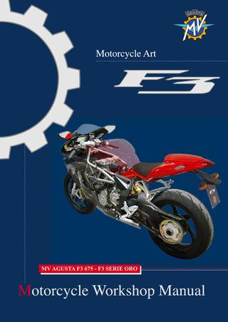 download MV Agusta F3 675 F3 Serie Oro Motorcycle able workshop manual