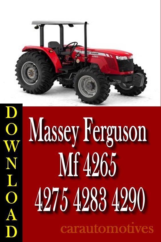 download Massey Ferguson MF4200 tractor workshop manual