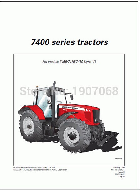 download Massey Ferguson MF4200 tractor workshop manual