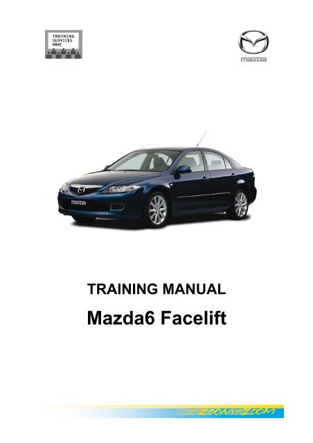 download Mazda 6 Engine MZR CD RF TURBO   1 workshop manual
