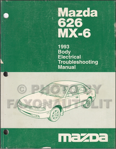 download Mazda 626 MX 6 Body workshop manual