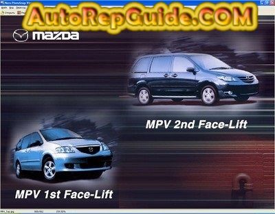 download Mazda MPV workshop manual