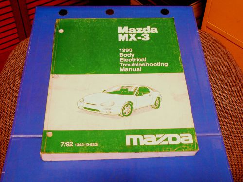 download Mazda MX 3 workshop manual