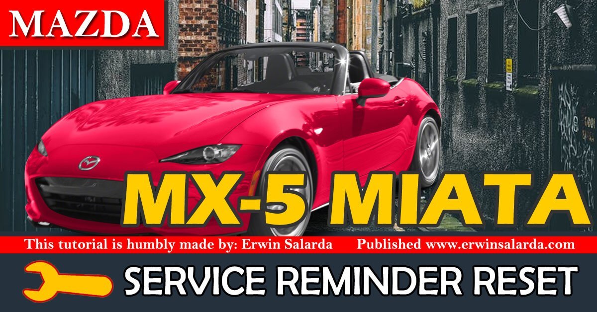 download Mazda MX 5 Miata workshop manual