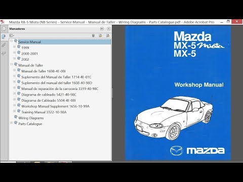 download Mazda Mx 5 Miata workshop manual