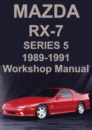 download Mazda RX 7 RX7 workshop manual