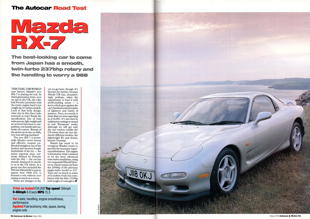 download Mazda RX 7 workshop manual