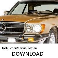 download Mercedes 350SL 450SL to workshop manual