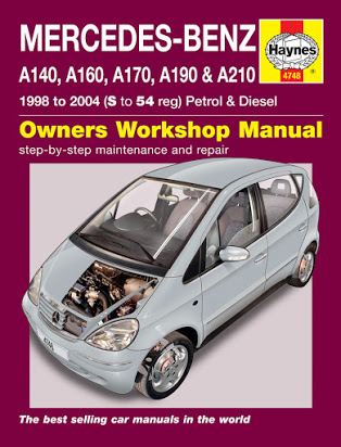 download Mercedes A140 A160 A160CDI A170CDI A190 A210 Manua workshop manual