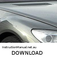 download Mercedes Benz CL Class CL500 workshop manual