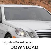 download Mercedes Benz E Class E350 BLUETECH Sedan workshop manual