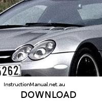 download Mercedes Benz SLR McLaren Roadster s workshop manual