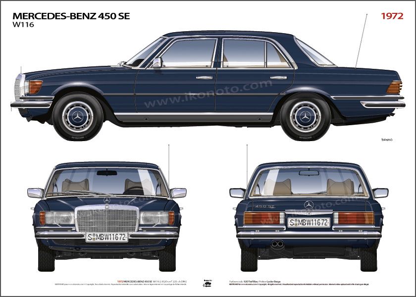 download Mercedes Benz W116 450 SE workshop manual