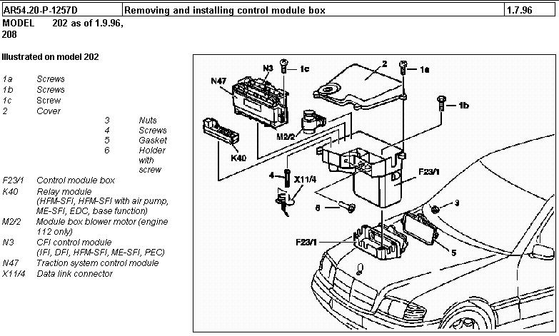 download Mercedes C280 94 workshop manual