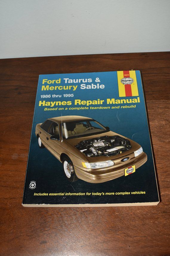 download Mercury Sable to workshop manual