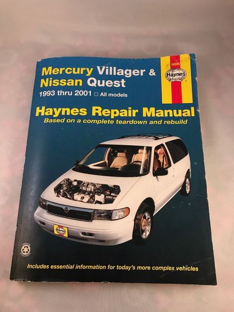 download Mercury Villager Manual. workshop manual