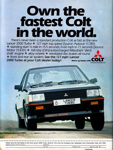 download Mitsubishi Colt Lancer workshop manual