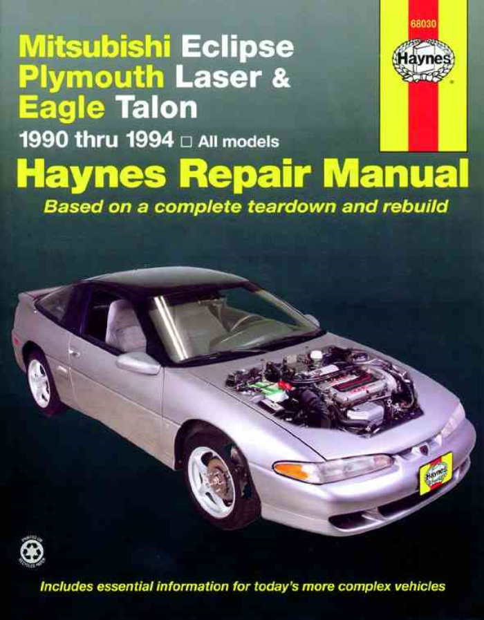 download Mitsubishi Eclipse Eagle Talon workshop manual