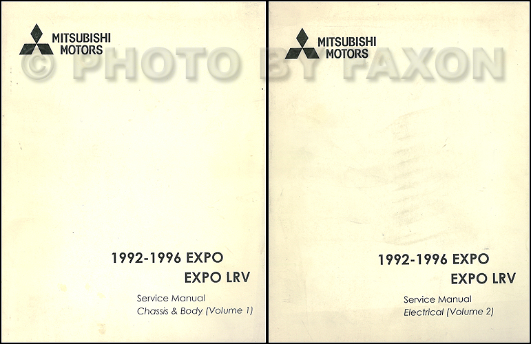 download Mitsubishi Expo LRV workshop manual
