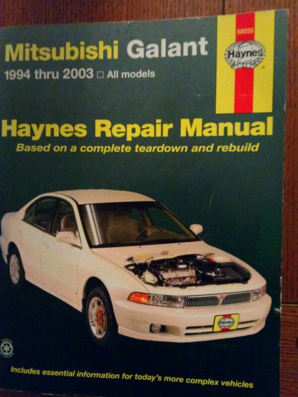download Mitsubishi Galant to workshop manual