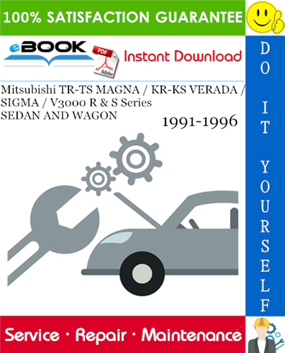 download Mitsubishi KR KS Magna TR TS Verada Sigma V3000 workshop manual